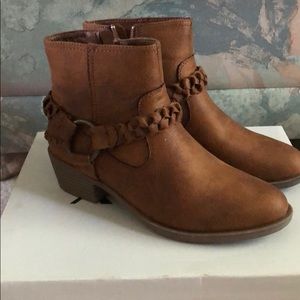 Brown booties